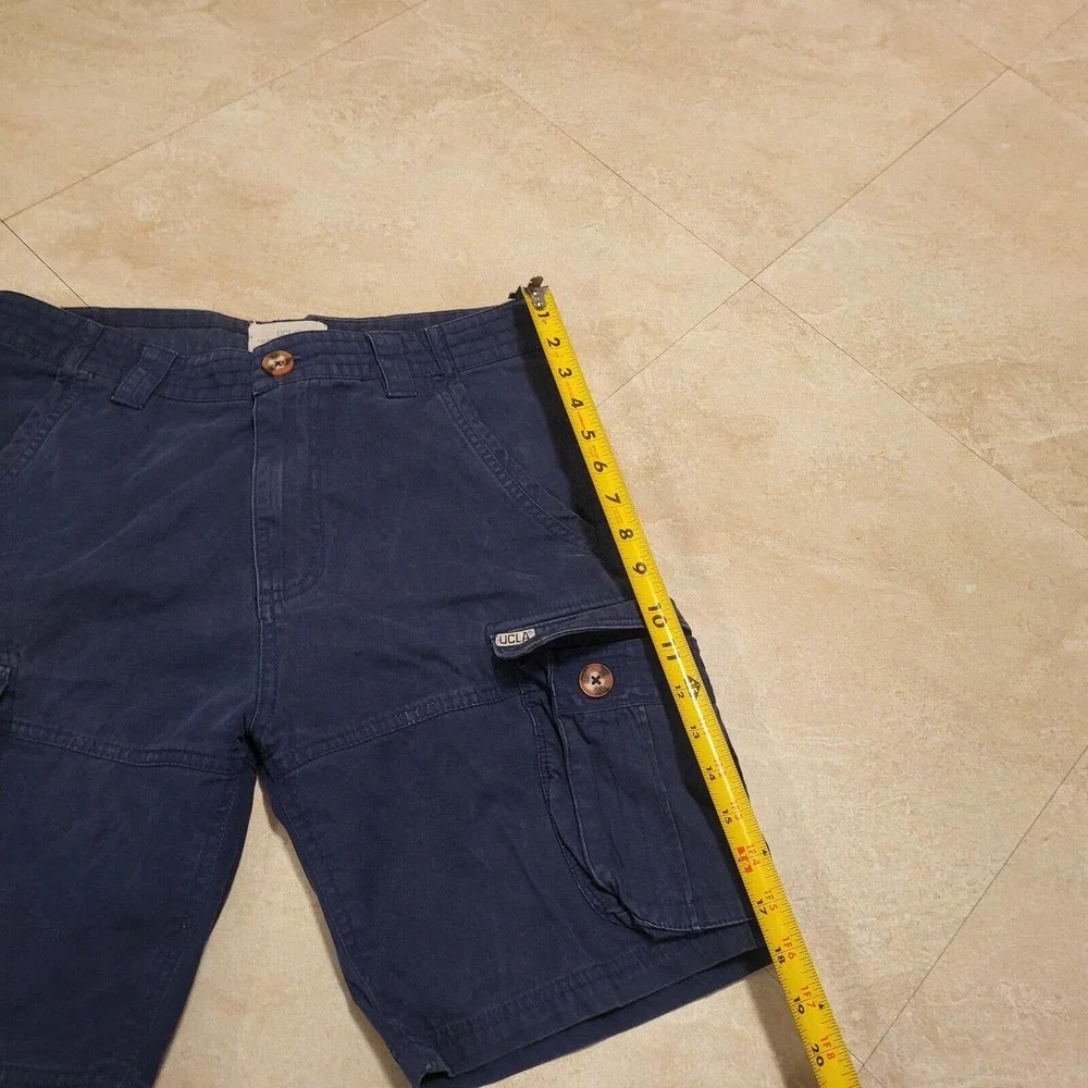 UCLA University Los Angeles California Mens Size 30 Chino‎ Navy Cotton Shorts